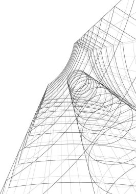 soyut mimari duvar kağıdı, dijital arkaplan