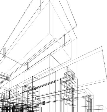 soyut mimari duvar kağıdı, dijital arkaplan
