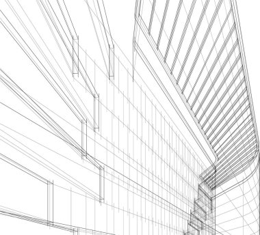 soyut mimari duvar kağıdı, dijital arkaplan