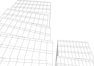 soyut mimari duvar kağıdı, dijital arkaplan