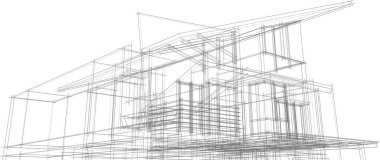 soyut mimari duvar kağıdı, dijital arkaplan