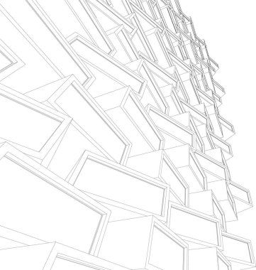 soyut mimari duvar kağıdı, dijital arkaplan