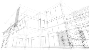 soyut mimari duvar kağıdı, dijital arkaplan