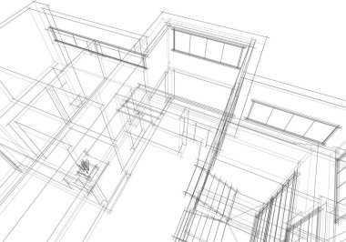 soyut mimari duvar kağıdı, dijital arkaplan