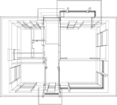 soyut mimari duvar kağıdı, dijital arkaplan