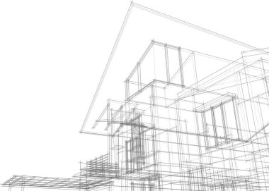 soyut mimari duvar kağıdı, dijital arkaplan