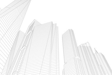 soyut mimari duvar kağıdı, dijital arkaplan