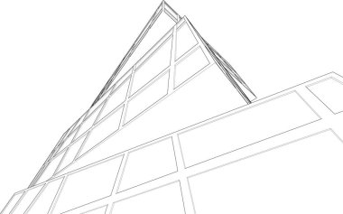 soyut mimari duvar kağıdı, dijital arkaplan