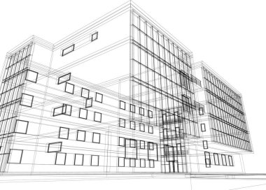 soyut mimari duvar kağıdı, dijital arkaplan