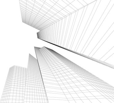 soyut mimari duvar kağıdı, dijital arkaplan