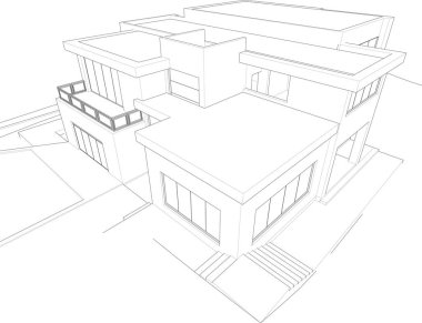 soyut mimari duvar kağıdı, dijital arkaplan