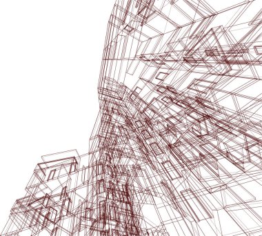 soyut mimari duvar kağıdı, dijital arkaplan