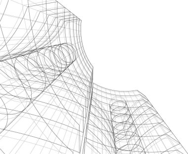 soyut mimari duvar kağıdı, dijital arkaplan