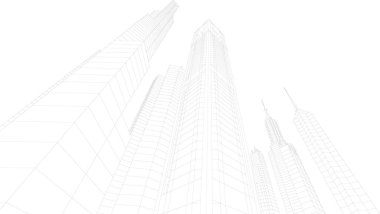 soyut mimari duvar kağıdı, dijital arkaplan