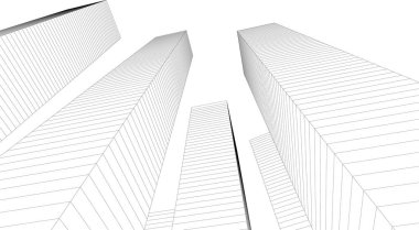 soyut mimari duvar kağıdı, dijital arkaplan