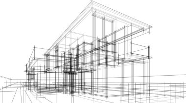 soyut mimari duvar kağıdı, dijital arkaplan