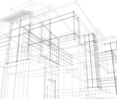 soyut mimari duvar kağıdı, dijital arkaplan