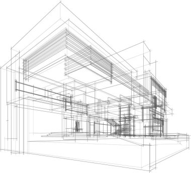 soyut mimari duvar kağıdı, dijital arkaplan