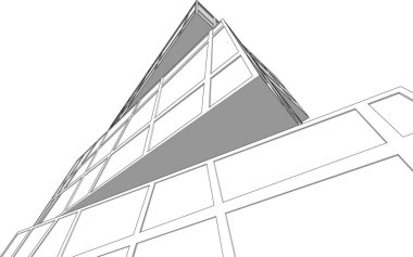 soyut mimari duvar kağıdı, dijital arkaplan