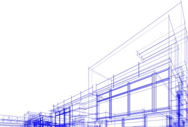 soyut mimari duvar kağıdı, dijital arkaplan