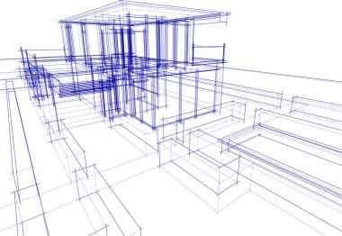 soyut mimari duvar kağıdı, dijital arkaplan