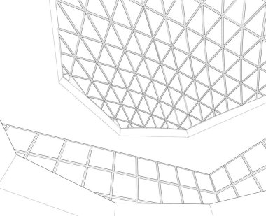 soyut mimari duvar kağıdı, dijital arkaplan