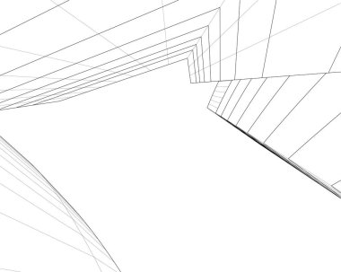 soyut mimari duvar kağıdı, dijital arkaplan