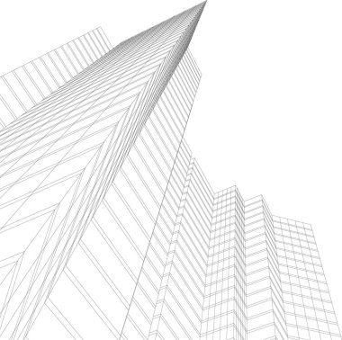 soyut mimari duvar kağıdı, dijital arkaplan