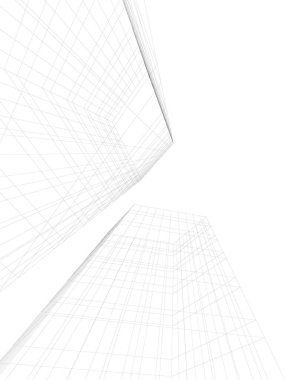 soyut mimari duvar kağıdı, dijital arkaplan