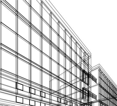 soyut mimari duvar kağıdı, dijital arkaplan