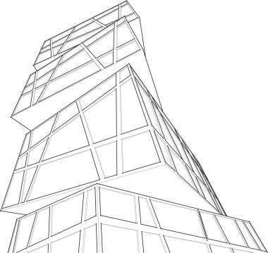 soyut mimari duvar kağıdı, dijital arkaplan