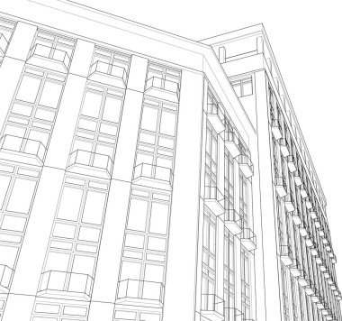 soyut mimari duvar kağıdı, dijital arkaplan