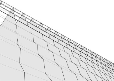 soyut mimari duvar kağıdı, dijital arkaplan