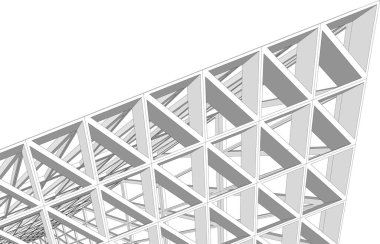 soyut mimari duvar kağıdı, dijital arkaplan