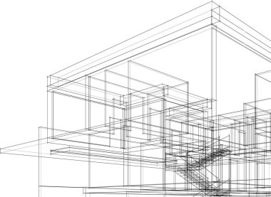 soyut mimari duvar kağıdı, dijital arkaplan