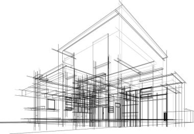 soyut mimari duvar kağıdı, dijital arkaplan