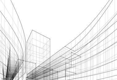 soyut mimari duvar kağıdı, dijital arkaplan