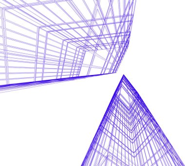 soyut mimari duvar kağıdı, dijital arkaplan