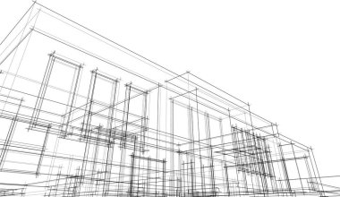 soyut mimari duvar kağıdı, dijital arkaplan