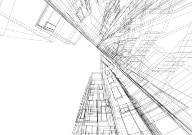 soyut mimari duvar kağıdı, dijital arkaplan