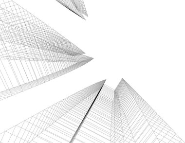 soyut mimari duvar kağıdı, dijital arkaplan