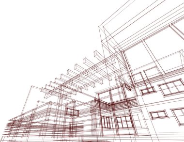 soyut mimari duvar kağıdı, dijital arkaplan