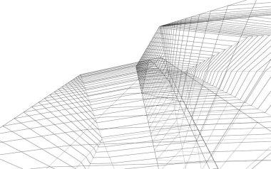 soyut mimari duvar kağıdı, dijital arkaplan