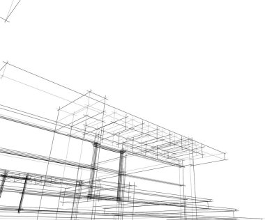 soyut mimari duvar kağıdı, dijital arkaplan