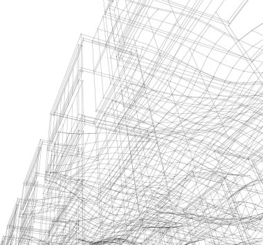 soyut mimari duvar kağıdı, dijital arkaplan