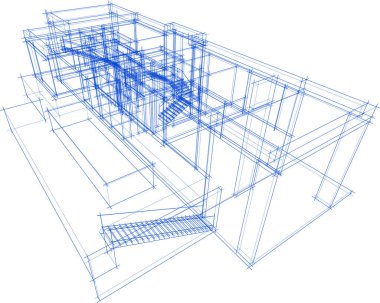 soyut mimari duvar kağıdı, dijital arkaplan