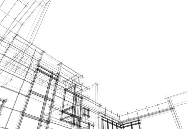 soyut mimari duvar kağıdı, dijital arkaplan