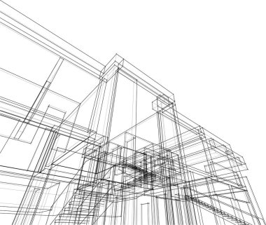 soyut mimari duvar kağıdı, dijital arkaplan