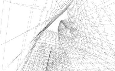 soyut mimari duvar kağıdı, dijital arkaplan