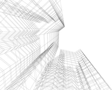 soyut mimari duvar kağıdı, dijital arkaplan